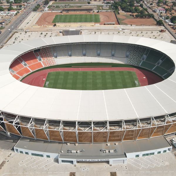 Estádio da Paz em Bouaké - CAN 2023